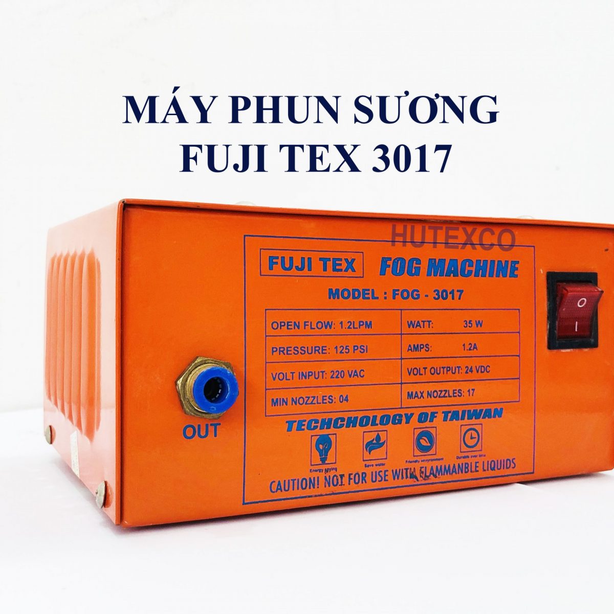 Trọn Bộ Máy Phun Sương FUJITEX FOG-3017 làm máy 3 may phun suong Fuji Tex 3017 2 scaled 1